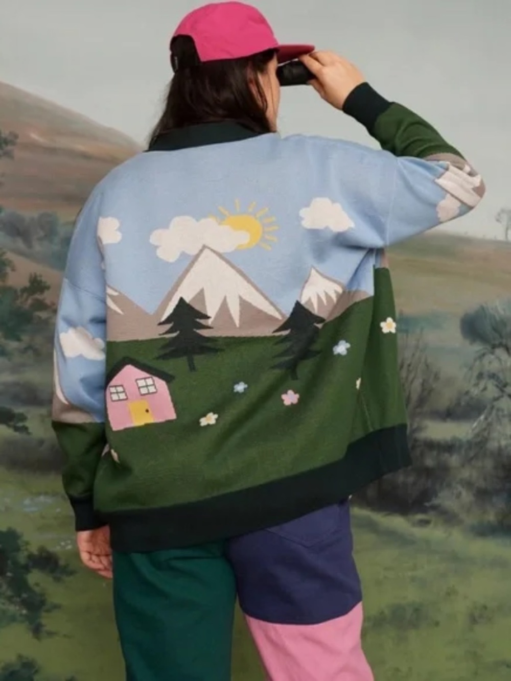 The Lazy Oaf On The Slopes Cardigan Size L
